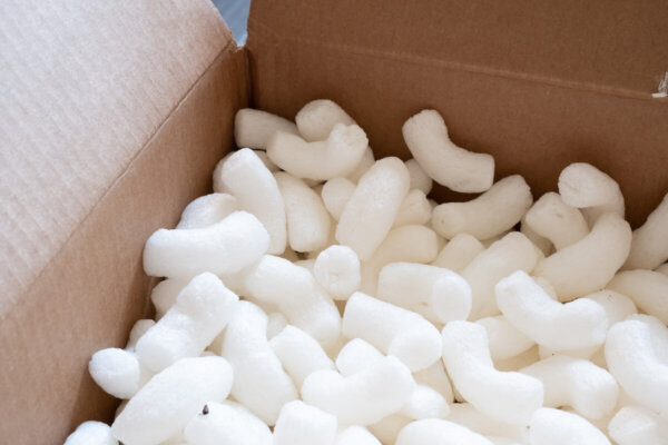 Packing Peanuts in Box