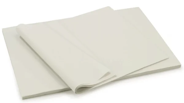 A white filler paper on a white surface. (News Offcuts)
