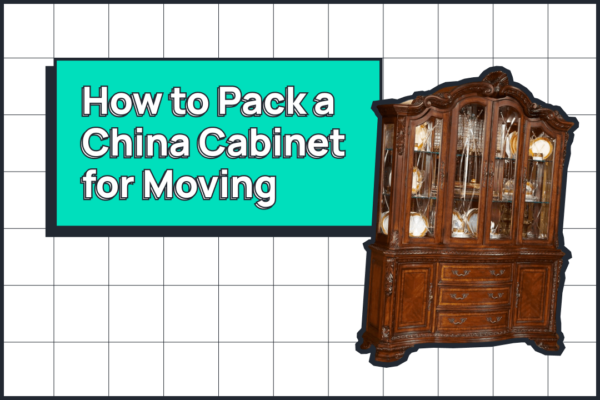 Learn how to efficiently pack plates and safely transport them in a china cabinet for moving.